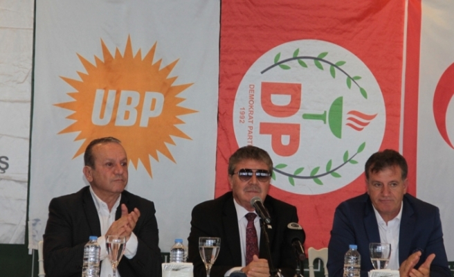 Hükümet ortakları UBP-DP-YDP, yerel seçimlerde ittifak halinde hareket edeceğini belirterek, 18 belediyede ortak gösterilen adayların arkasında olduklarını vurguladı.