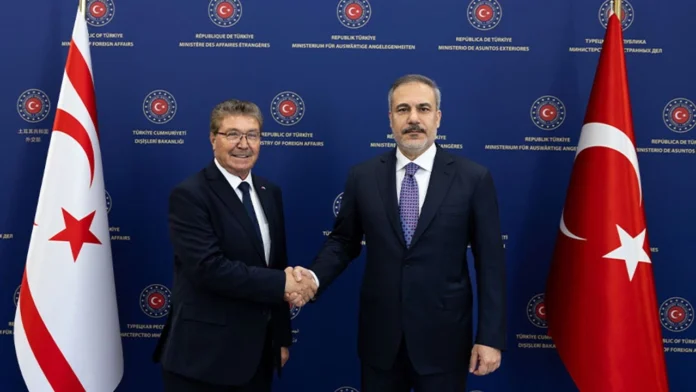 Başbakan Üstel, Hakan Fidan ile bir araya geldi Başbakan Üstel, Hakan Fidan ile bir araya geldi