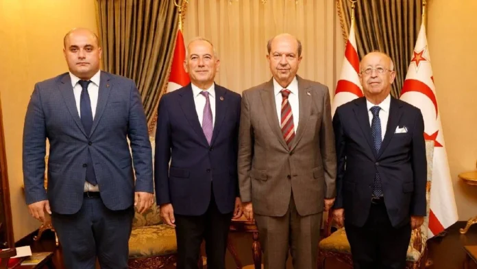Cumhurbaşkanı Tatar, Anamur Belediye Başkanı ve Ticaret Odası Başkanı’nı kabul etti