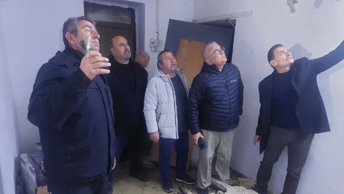 İçişleri Bakanı Oğuz, Karpaz'daki hasarı yerinde inceledi!