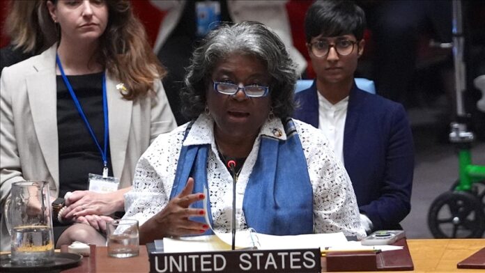 ABD'nin Birleşmiş Milletler (BM) Daimi Temsilcisi Linda Thomas Greenfield,