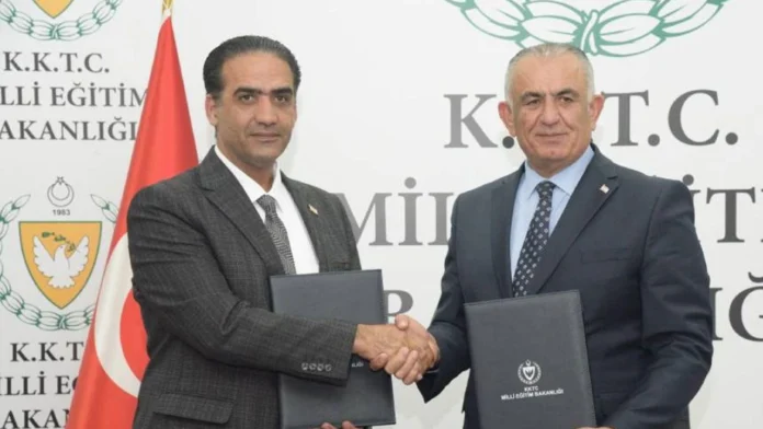 anlasma-bakanliklar Çalışma ve Sosyal Güvenlik Bakanlığı ile Milli Eğitim Bakanlığı arasında 2019 yılından itibaren yürürlükte olan Mesleki Eğitim Faaliyetlerine İlişkin İşbirliği Protokolü, yeniden düzenlenerek imzalandı. Çalışma ve Sosyal Güvenlik Bakanlığı ile Milli Eğitim Bakanlığı arasında 2019 yılından itibaren yürürlükte olan Mesleki Eğitim Faaliyetlerine İlişkin İşbirliği Protokolü, yeniden düzenlenerek imzalandı.