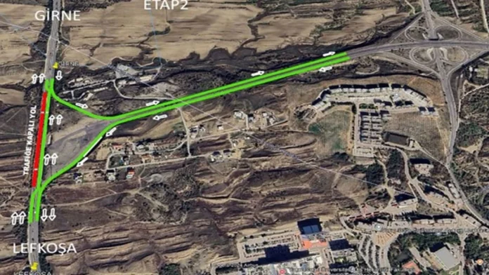Girne Köprülü Kavşağı’nın yapımına başlandı…