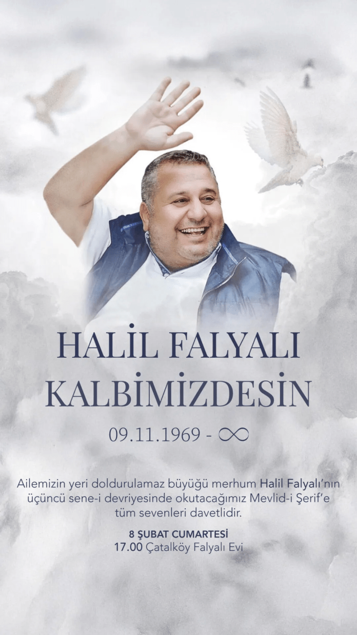 MERHUM HALİL FALYALI 8 ŞUBAT’TA DUALARLA ANILACAK MERHUM HALİL FALYALI 8 ŞUBAT’TA DUALARLA ANILACAK
