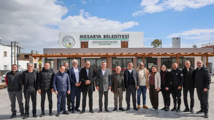 Erhürman, Mesarya Belediyesi’nin projelerini yerinde inceledi