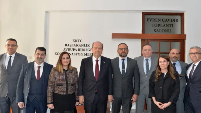 Cumhurbaşkanı Tatar, AB Koordinasyon Merkezi’ni ziyaret etti Cumhurbaşkanı Tatar, AB Koordinasyon Merkezi’ni ziyaret etti
