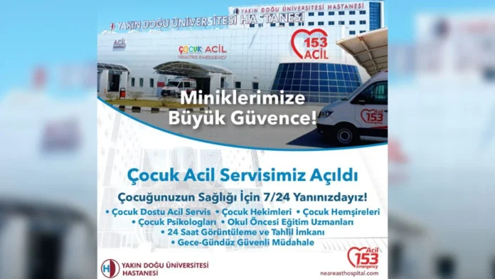Çocuklara özel acil servis açıldı!