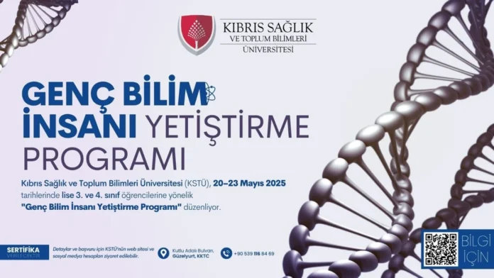 Kıbrıs Sağlık ve Toplum Bilimleri Üniversitesi'nden genç bilim insanlarına büyük fırsat
