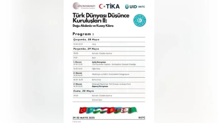Türk Dünyası Düşünce Kuruluşları II Forumu KKTC’de başlıyor