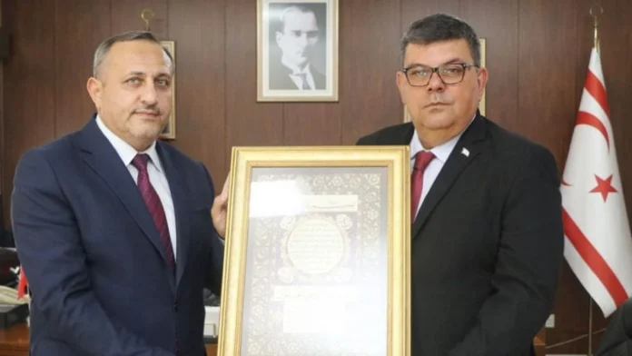 moralberova Maliye Bakanı Berova, Din İşleri Başkanı Moral'ı kabul etti...