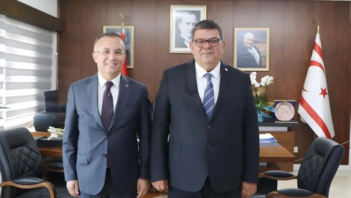 Maliye Bakanı Berova, Gaziantep Valisi Çeber'i kabul etti