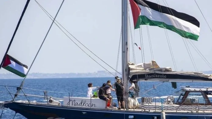 Rum makamları Gazze’ye yardım götüren Alman aktivistleri sınır dışı etti!