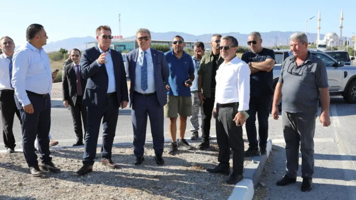 Başbakan Üstel, Kurudere Kavşağı’nda incelemelerde bulundu