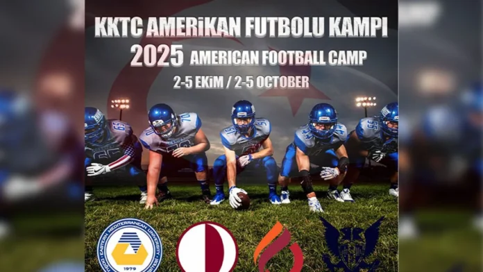 DAÜ ev sahipliğinde Kıbrıs'ta ilk kez Amerikan Futbol Kampı düzenleniyor