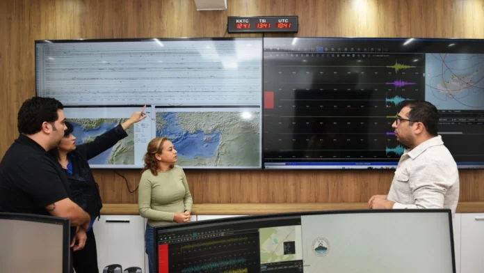 KKTC Deprem İzleme ve Değerlendirme Merkezi, Doğu Akdeniz’deki en küçük sarsıntıyı bile kaydediyor