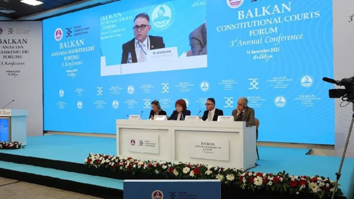 Yüksek Mahkeme Başkanı Özerdağ, Balkan Anayasa Mahkemeleri Forumu’na katıldı