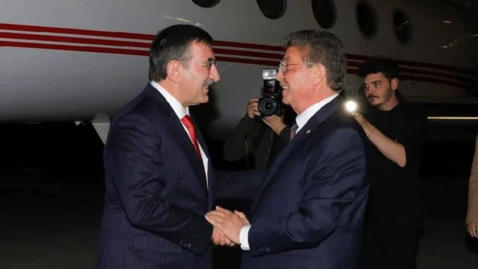 Türkiye Cumhuriyeti Cumhurbaşkanı Yardımcısı Yılmaz KKTC'de