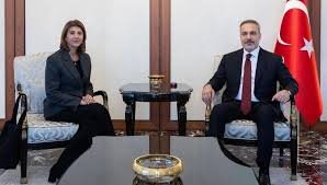 Türkiye Dışişleri Bakanı Fidan, BM Kıbrıs Temsilcisi Holguin ile bir araya geldi