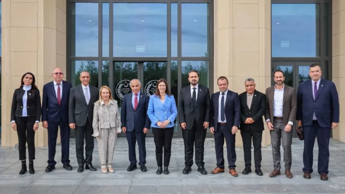 kabulincirli CTP Genel Başkanı İncirli, Mersin Ziraat Mühendisleri Odası heyetini kabul etti