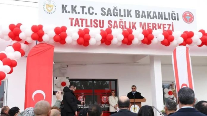 tatlisu-sm Tatlısu Sağlık Merkezi hizmete girdi... Üstel: Şubattan itibaren sağlıkta tam mesaiye geçilecek