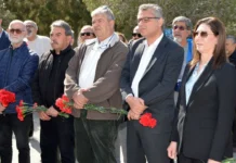 Demokrasi Şehitleri Lefkoşa’da düzenlenen törenle anıldı