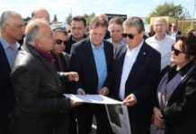 Başbakan Üstel, İskele-Boğaz Yolu proje alanında incelemelerde bulundu