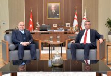 Erhürman, Ali Murat Başçeri’yi kabul etti