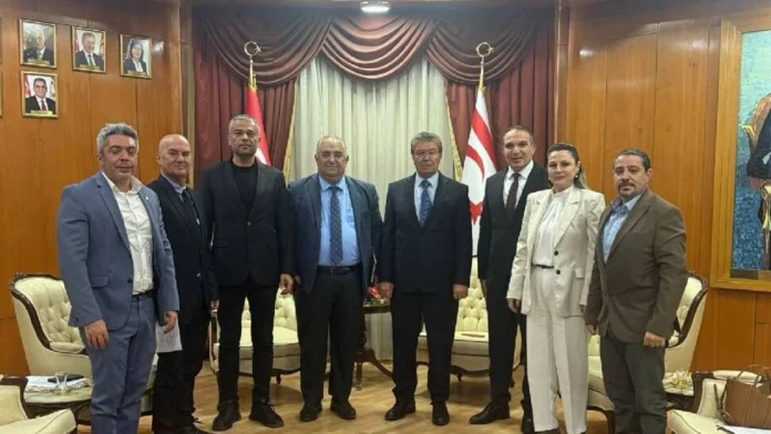 Uyduda yayın TV temsilcilerinden Başbakan Üstel’e ziyaret