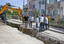 Kerpiçevler Sokak bölgesinde kanalizasyon altyapı çalışmaları sürüyor