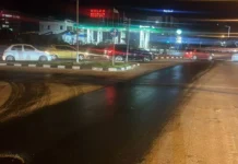 Yola atık madde döken sürücü tespit edildi