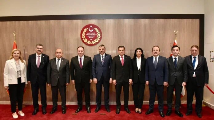 Meclis Başkanı Öztürkler, Türkiye İçişleri Bakanı Çiftçi’yi kabul etti
