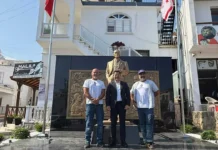 Başkan Kırok Atatürk Büstünü İnceledi, Vatandaşlarla Bir Araya Geldi