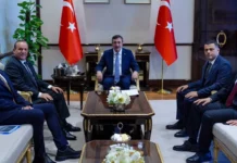 Ataoğlu, Cevdet Yılmaz ile bir araya geldi