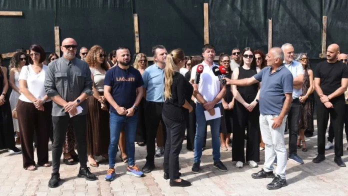 eyl KTOEÖS, Namık Kemal Lisesi’nde basın açıklaması yaptı