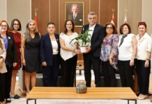 CTP Kadın Örgütü’nden Cumhurbaşkanı Erhürman’a Ziyaret