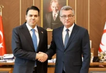 Cumhurbaşkanı Erhürman, TİKA Başkanı Eren ile heyetini kabul etti
