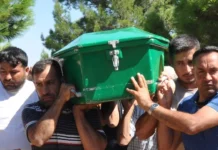 Gemi faciası… Şerif Özdemir’in cenazesi Mersin’de toprağa verildi