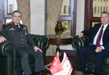 Üstel, Genelkurmay Başkanı Orgeneral Bayraktaroğlu ile görüştü