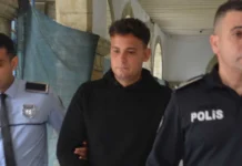 Gönyeli’de komşusunu tabancayla yaralayan Tayyar Alpdağ’a 2 yıl hapis