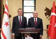 Başbakanı Üstel, Türkiye Milli Savunma Bakanı Güler ile Ankara’da görüştü