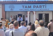 Tam Parti Güzelyurt ilçe binası düzenlenen açılış töreniyle hizmete girdi