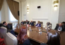 Öztürkler, Bişkek’te TBMM Başkanı Kurtulmuş ile görüştü